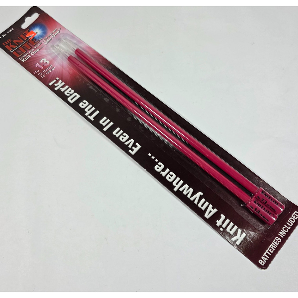 Clover Needlecraft Knit Lite Knitting Needles Size 13 / 9.0 mm 14" Art No. 3992